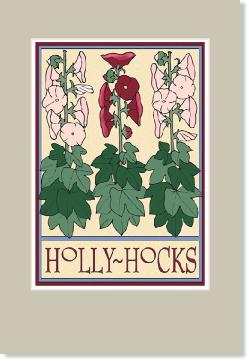 HolyHocks12x18